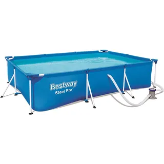 Steel Pro Frame Pool Set 300 x 201 x 66 cm inkl. Filterpumpe