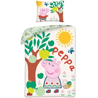 Peppa Pig Bettbezug Grün 140 x 200 cm
