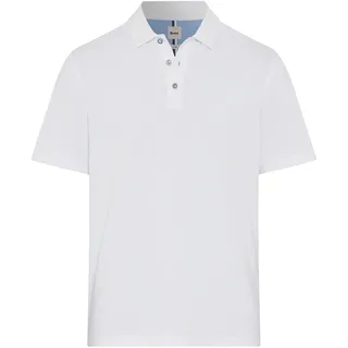 Brax - Herren Poloshirt, Style Pete (20-4500), Größe:M, Farbe:White (99) - Weiß