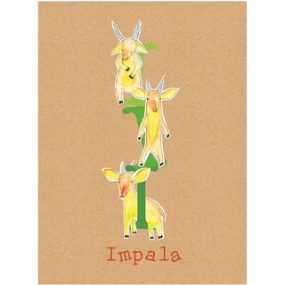KOMAR ABC Animal I 40 x 50 cm