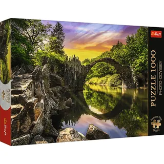 Trefl Puzzle Photo Odyssey Rakotzbrücke in Kromlau, Deutschland, 1000 Teile, 68 x 48 cm, 10811