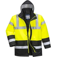 Bild Warnschutz Kontrast Traffic-Jacke, Größe: L, Farbe: Gelb/Schwarz, S466YBRL