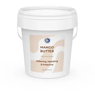 Mystic Moments | Mangobutter | 1Kg | Mangifera indica. Ideal für Haut- und Haarpflege.