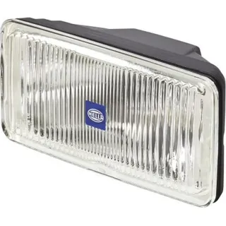 Hella 1ND 005 700-441 Halogen-Nebelscheinwerfer - Comet 550 - 12V - rechteckig - Anbau - glasklare Streuscheibe - Lichtscheibenfarbe: weiß - links/rechts