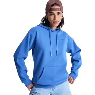 Hoodie ROXY "Surf Stoked Brushed", Damen, Gr. XS, blau (dutch blau), Obermaterial: 60% Baumwolle, 40% Polyester., Sweatshirts Hoodie