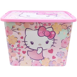 Stor Aufbewahrungskiste 28,7 x 27 cm 23-tlg. pink
