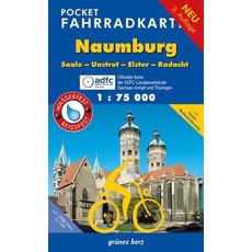 Pocket-Fahrradkarte Naumburg, Saale-Unstrut-Elster-Radacht 1:75.000