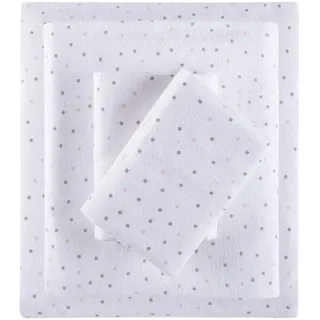 Intelligent Design Bettwäsche-Set Casual Twin Size Grau/Rosa Punkte