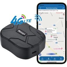 4G LTE GPS Tracker,GPS Tracker Auto 10000mAh 80 Tage Standby Starker Magnet Wasserdicht Tracker und Anti Lost GPS Locator für Fahrzeug Auto Boot LKW Echtzeit Tracking Gerät GPS Ortung
