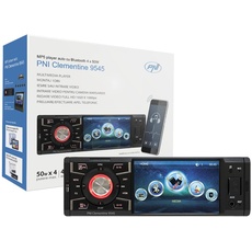 Auto Stereo Auto MP5 Player PNI Clementine 9545 1DIN 4 Zoll Display, 50W x 4, Bluetooth, UKW-Radio, SD und USB, 2 Cinch-Video IN/Out