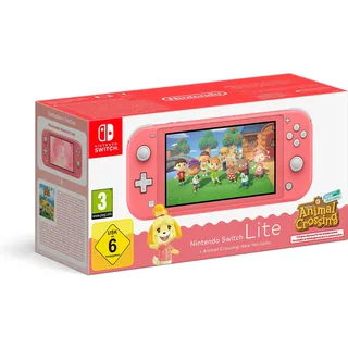 Switch Lite koralle + + Animal Crossing: New Horizons Bundle