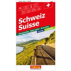 Schweiz CH-Touring Strassenatlas 1:250 000