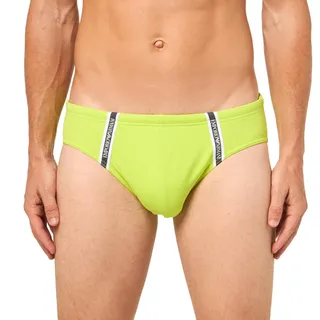 EMPORIO ARMANI Herren-Badehose, Neongrün (Lime Punch), XXL