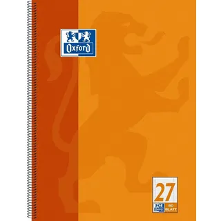 Oxford Collegeblock A4+ Liniert Orange