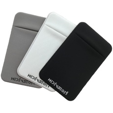 Heden Seger Telefonkartenhalter – 3M Klebeband – Selbstklebendes Handy-Etui – Material: Lycra – Schlank und leicht – Passend für Karten in Standardgröße – Geeignet für Smartphones, Tablets