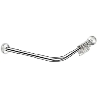 Begeri L duschvorhangstange,duschvorhangstange ohne Bohren,Teleskopstange aus Edelstahl,(75-95cm) *(110-170cm)