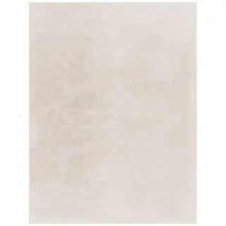 TT Home Kurzflorteppich 140 x 200 cm Creme