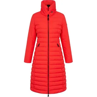 Lpo Steppmantel "GILMOUR MELVILLE II LONG WOMEN", mit hohem Stehkragen, rot,