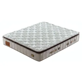 Matratze 180x200 cm Doppelseitenmatratze Bonellfedermatratze Komfortmatratze - Beige