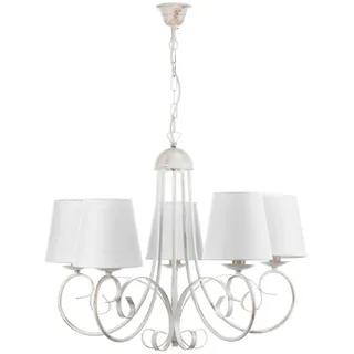 Onli Kronleuchter Pompei Weiß max. 6 Watt