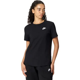 Nike Sportswear Club Essentials T-Shirt Damen 010 black L