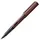 edler Füllhalter 090 aus leichtem Aluminium der Farbe marron mit Edelmetallveredelung und schwarz glänzender PVD Stahlfeder inkl Tintenpatrone LAMY T 10 blau und Geschenkverpackung