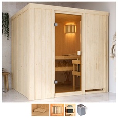 Bild von Sauna »Gelsa«, 4,5-kW-Ofen mit int. Steuerung, beige