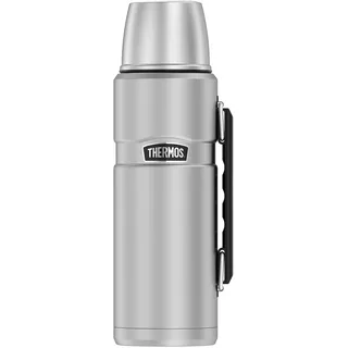 Thermos Stainless King Silber 1,2 Liter Isolierflasche 1.2l Edelstahl, (4003.205.120)