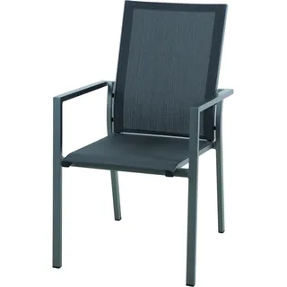 MWH Felino Stapelstuhl Aluminium/Textilene iron grey