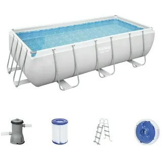 Power Steel Frame Pool Set 404 x 201 x 100 cm inkl. Filterpumpe