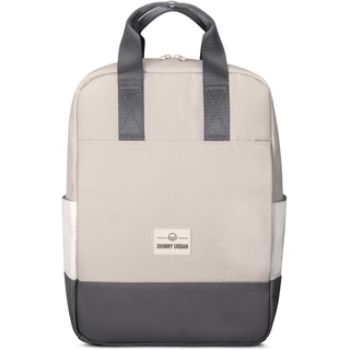 Johnny Urban Rucksack Damen Elegant Beige Grau - Jona Medium - Moderner Laptop Tagesrucksack Klein für Uni City Schule - Cityrucksack Tasche mit Laptopfach - Wasserabweisend