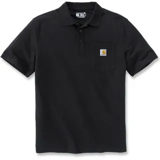 CARHARTT Kurzarm-poloshirt - Black - XS