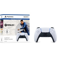 Bild PS5 DualSense Wireless-Controller weiß/schwarz + FIFA 23