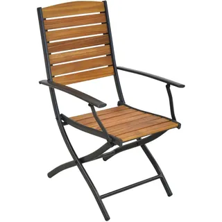 Merxx Santorin Klappsessel 55 x 61 x 97 cm grau 2 St.