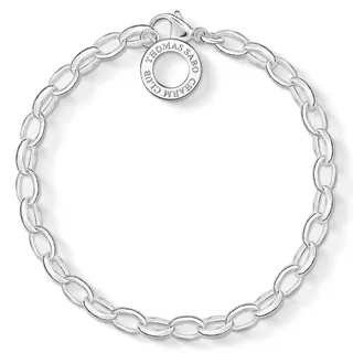 Thomas Sabo Charm-Armband Classic Charm Club Silber 925 X0031-001-12 Größe 21 cm