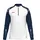 Ziptop Trainingsshirt Weiß/Marine/Rot XL