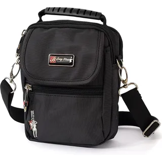 Bag Street Damen Herren Gürteltasche Polyester schwarz OTJ250S - Schwarz