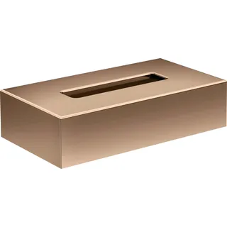 hansgrohe AXOR UNIVERSAL Circular Kosmetiktuchbox, 42873300, Farbe: Polished Red Gold