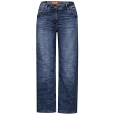 Bild Loose-fit-Jeans »Style Neele«, mit weitem Bein, blau