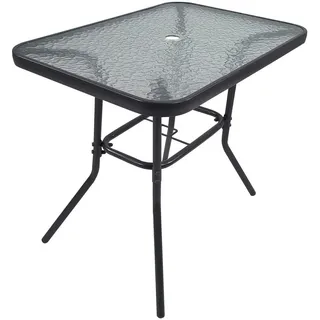 VCM Gartentisch 80 x 55 x 70 cm Anthrazit