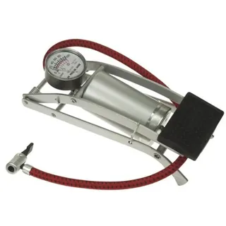 Perel Perel, Fahrzeug Werkzeug, Fußpumpe + Manometer