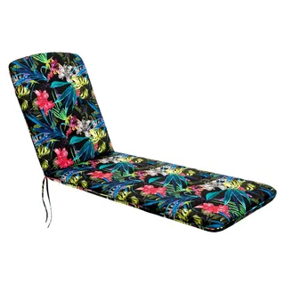 Kissen für Gartenmöbel, Stühle oder Liegen, Balkon, Outdoor, Liegenauflage, Polster, Sofa, Sitzkissen, Bunte Blätter, 185x60 cm