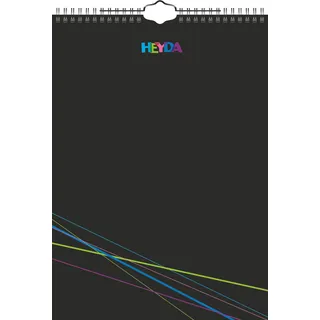 Heyda Bastel-/Kreativkalender A4 schwarz