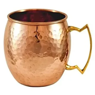 Zap Impex Reines Kupfer Moscow Mule Tasse, keine Beschichtung, gehämmerten Kupfer, ideal für alle gekühlten Getränk blendend zu unterhalten & Bar oder zu Hause, große Bar Geschenk