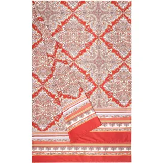 Bassetti Baumwoll-Foulard MARECHIARO Farbe ROSSO R1 Größe 180x270