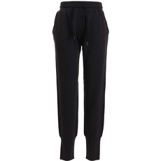 super.natural Damen Essential Manchetbukser Damen Hose, Schwarz Meliert, S EU