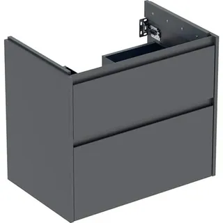 Geberit Renova Plan Unterschrank für Waschtisch, mit zwei Schubladen, 69,3x60,6x44,6cm, 504.029.JK.1, Farbe: lava / lackiert seidenmatt