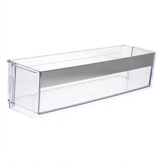 LPPP Türfach kompatibel mit Siemens Kühlschrank 00705186 430 x 100 mm | Flaschenfach für Bosch, Balay, Constructa, Neff, 705186, transparente Türablage aus Kunststoff, Kühl-Gefrier-Kombination