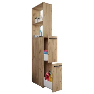 VCM Hochschrank »Holz Badmöbel Nischenschrank Schublade Sadilo XL«