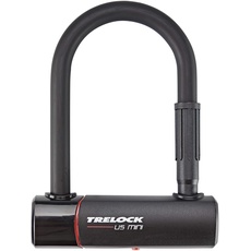 Trelock Unisex – Erwachsene Bügelschloss-2232025911 Bügelschloss, schwarz, 83-140mm
